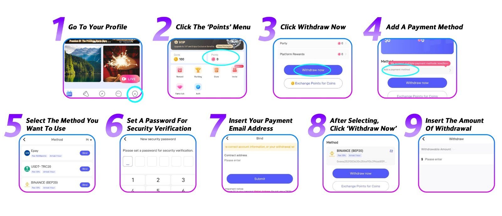 Poppo Live Withdrawal Tutorial Step by step